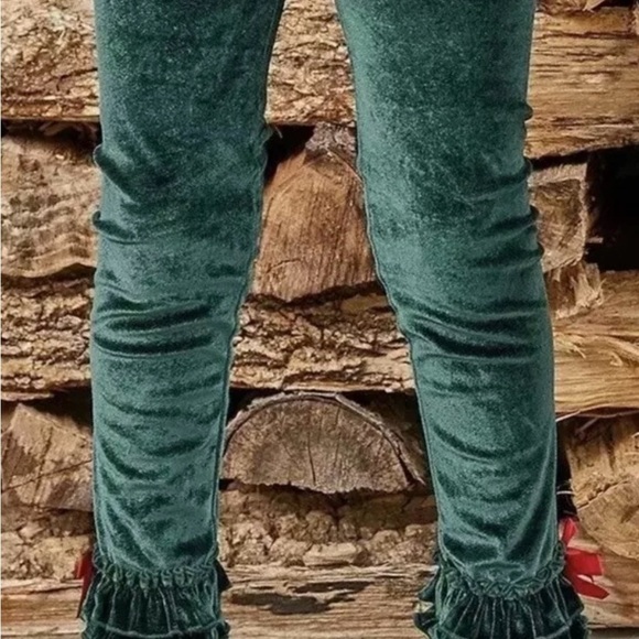 🍎NWT MATILDA JANE TINSEL RUFFLE LEGGINS - Picture 5 of 10